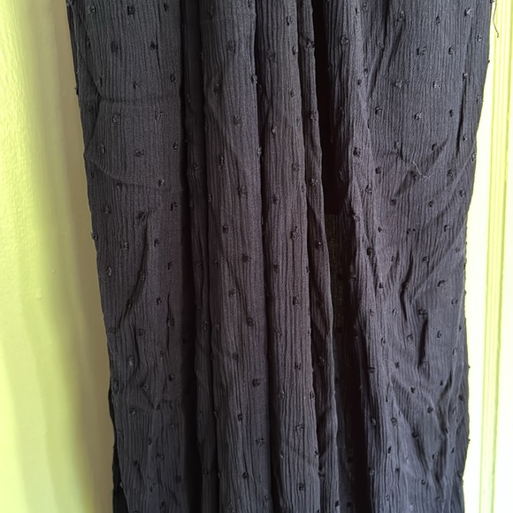 CBRAND LONG NAVY BLUE DRESS. Dress is detailed with small embroidered nubs.ss - Picture 9 of 9
